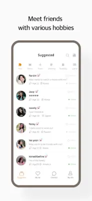 Hobbytalk - Making friends android App screenshot 3
